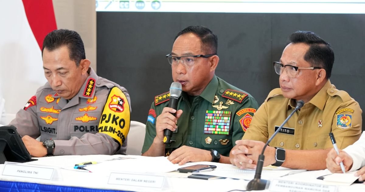 Panglima TNI Prioritaskan Hunian, Jembatan, dan Layanan Publik dalam Rekonstruksi Pascabencana
