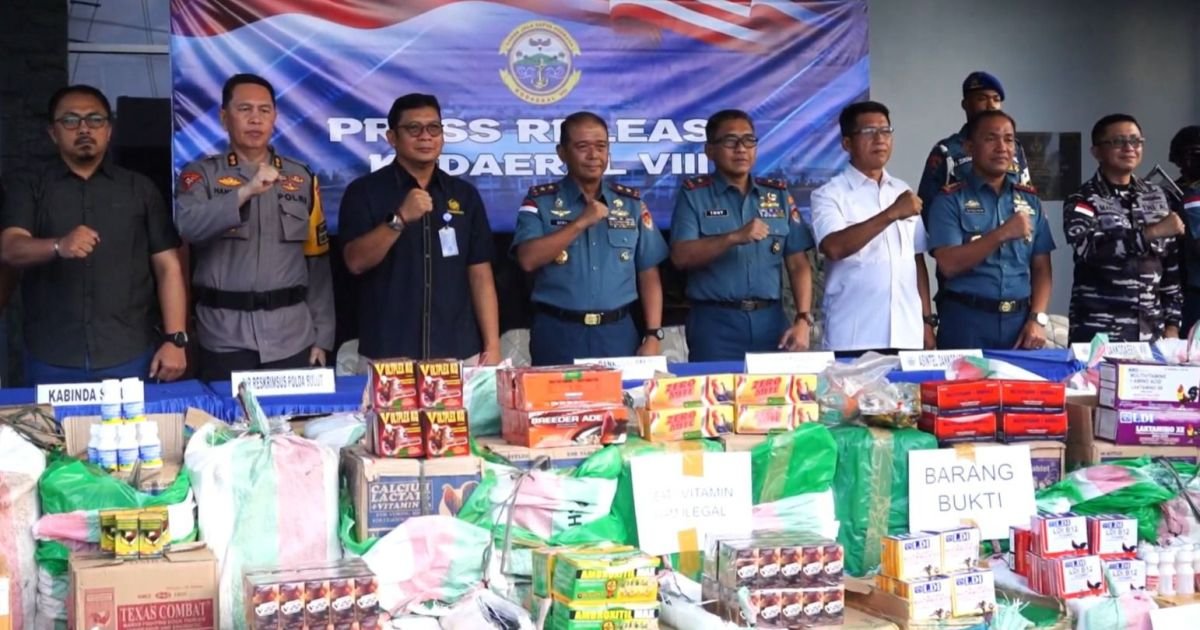 Gagalkan Penyelundupan Barang, TNI AL dan Bea Cukai Lumpuhkan Sindikat Ilegal di Perairan Bitung