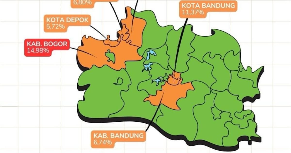 Kabupaten Bogor Tujuan Wisata Tertinggi Jabar 2025