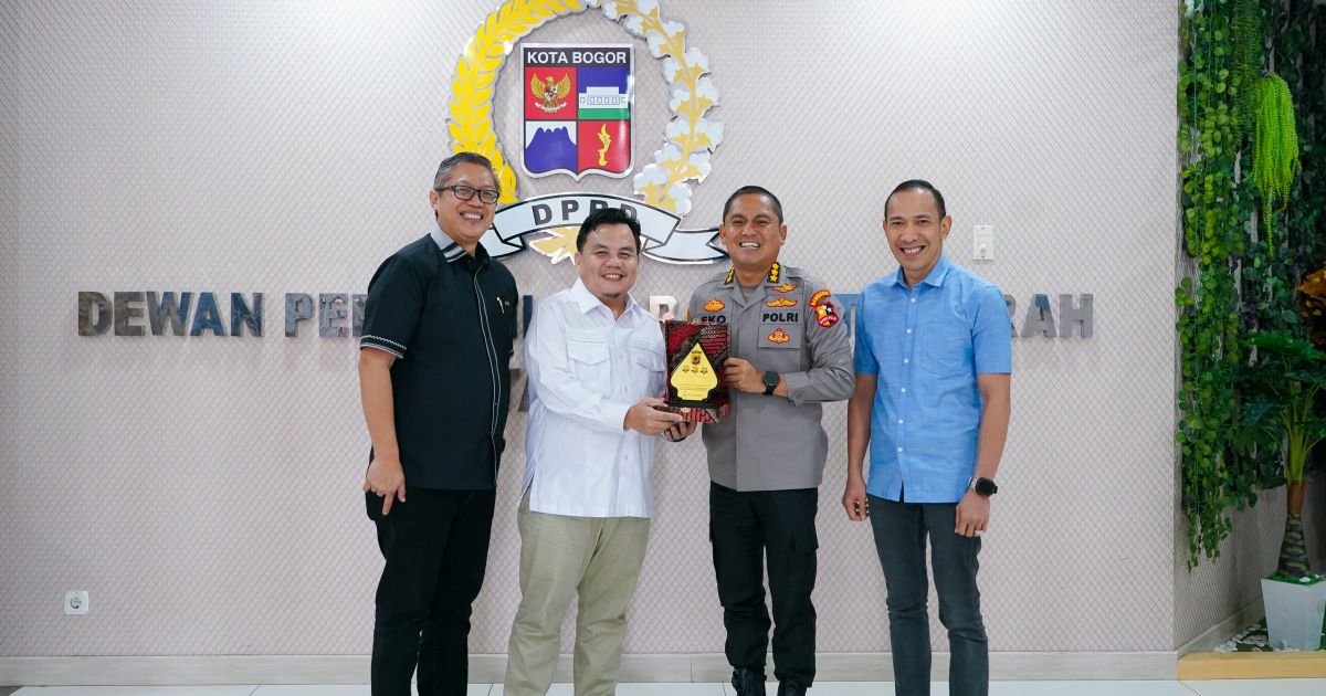 Pimpinan DPRD Kota Bogor Terima Kunjungan Silaturahmi Kapolresta Bogor Kota dalam Rangka Izin Pamit