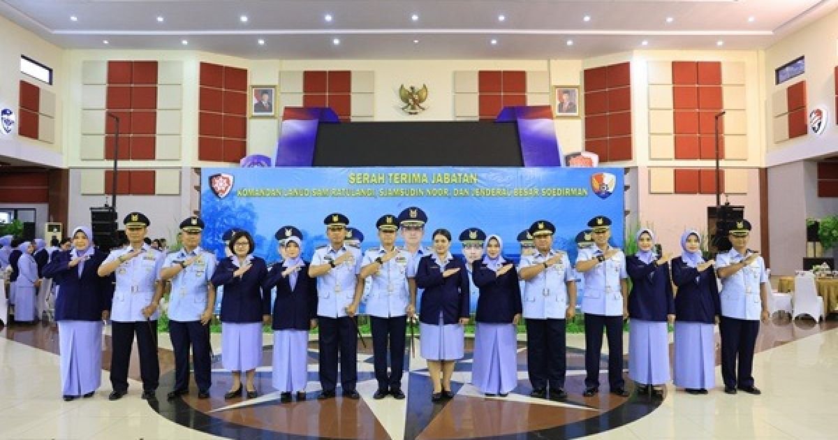 Danlanud Sultan Hasanuddin Hadiri Sertijab Tiga Danlanud Kodau II