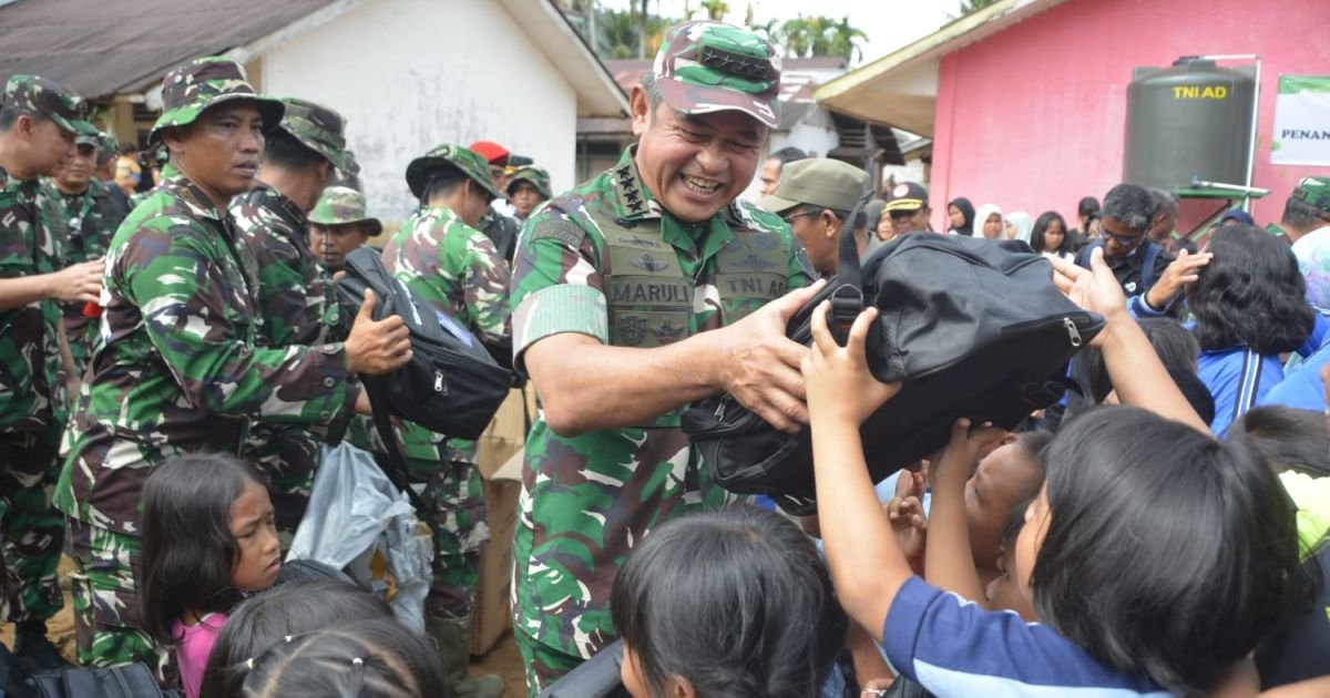 Kasad di Tapanuli Tengah: Pascabencana Tak Ada Pilihan Selain Kerja Keras