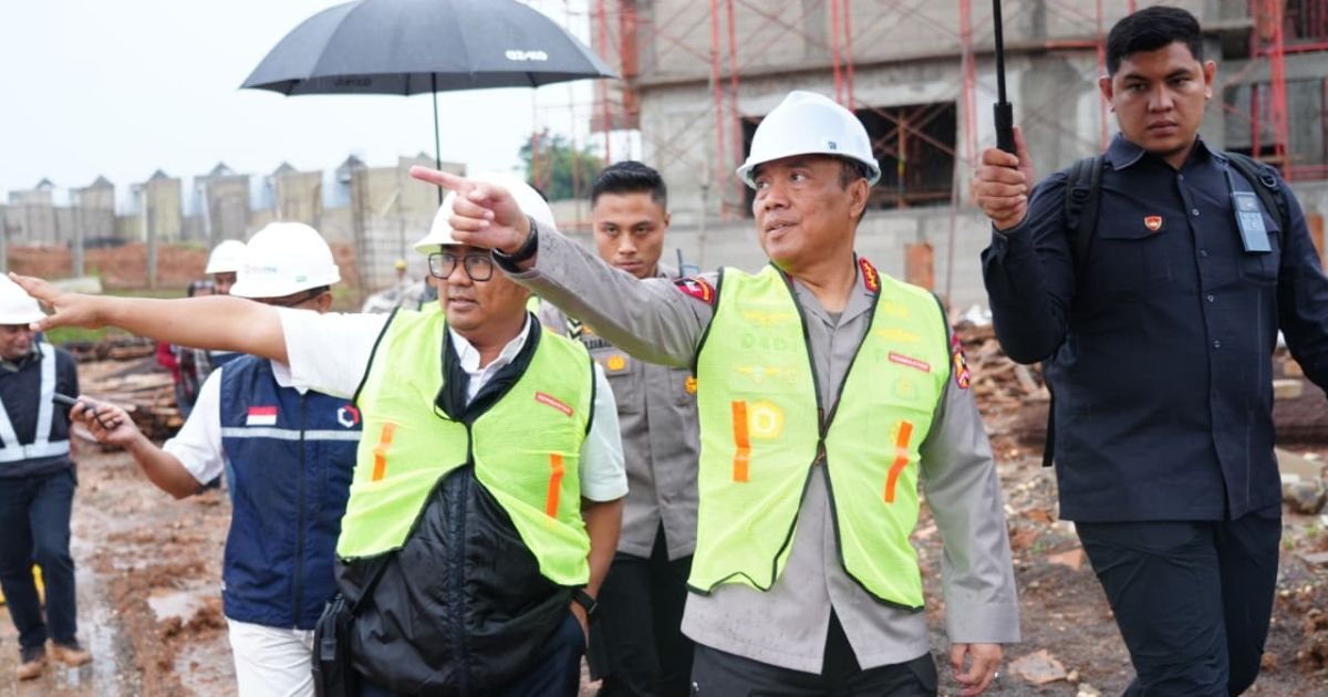 Wakapolri Tinjau Pembangunan SMA Kemala Taruna Bhayangkara, Progres Capai 43 Persen