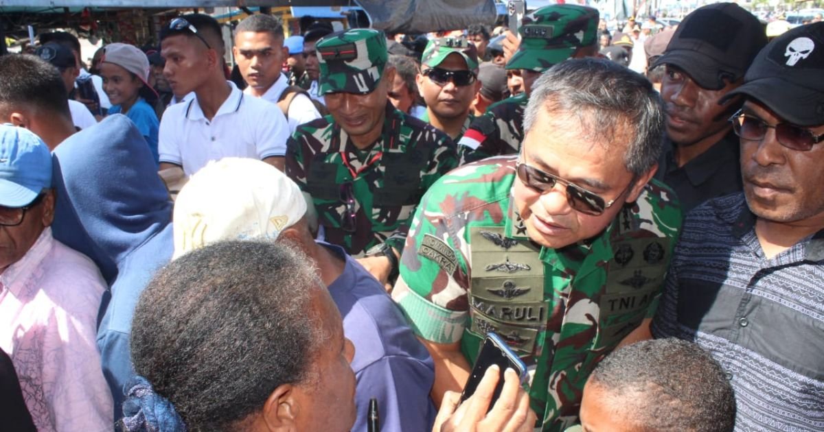 Kasad Dampingi Wapres Tinjau Program di Papua