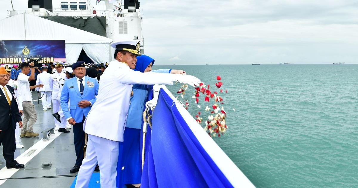 KENANG PERTEMPURAN LAUT, TNI AL GELAR PERINGATAN HARI DHARMA SAMUDERA 2026