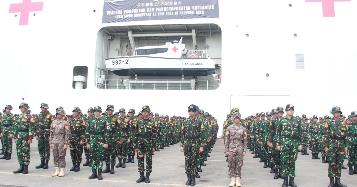 Latsitarda Nusantara XLVI/2026, Taruna Akademi TNI Hadir Bantu Masyarakat Aceh