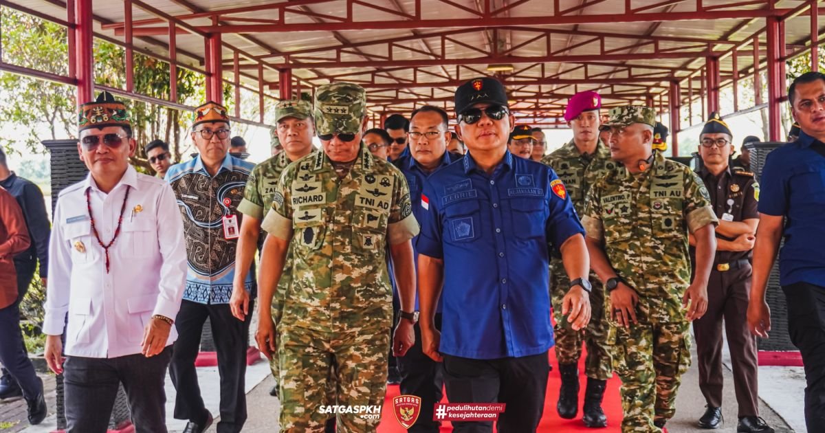 Satgas PKH Resmi Kuasai Kembali 1.699 Hektare Lahan Tambang PT AKT di Kalteng