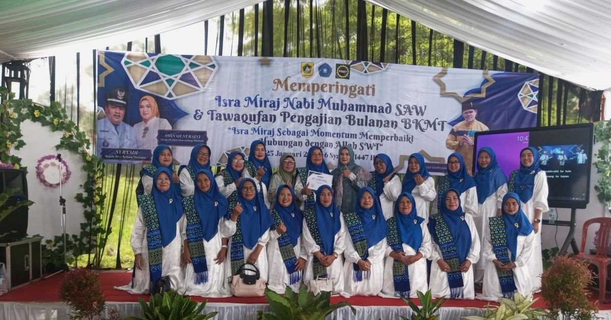 Desa Kedungwaringin Peringati Isra Mi’raj Nabi Muhammad SAW, Dirangkaikan Tawaqufan Pengajian BKMT