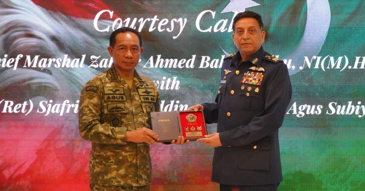 Perkuat Diplomasi Militer, Panglima TNI Bersama Menhan RI Terima Courtesy Call Kasau Pakistan