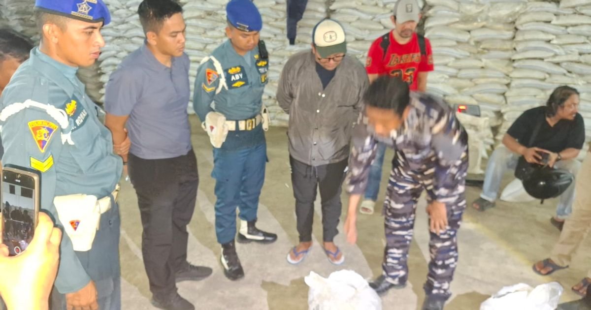 Diduga Biji Timah Ilegal Rencana Penyeludupan Digagalkan TNI AL