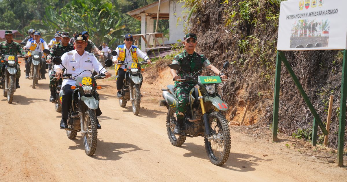 Kasum TNI Tinjau Pembangunan Hunian Sementara di Desa Napa Tapanuli Selatan