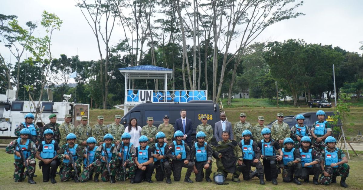 PMPP TNI Gelar Demonstrasi  EHAT-IED Di Hadapan Delegasi UNMAS