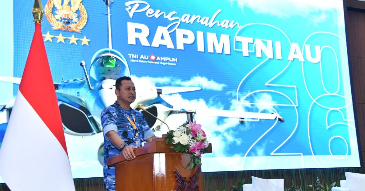 Komandan Lanud Sultan Hasanuddin Ikuti Rapim TNI AU TA 2026