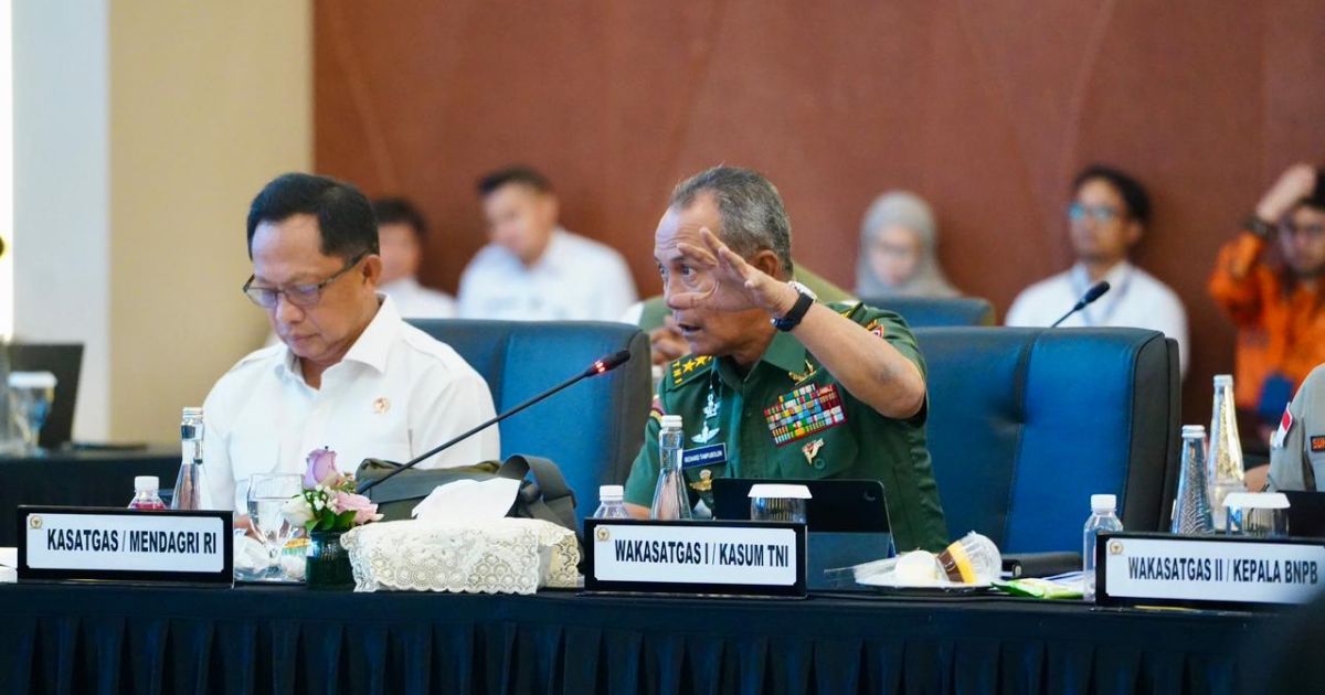 Wakil Ketua 1 Satgas PRR: TNI Terus Menunjukkan Komitmen Aktif dan Berkelanjutan Dalam Setiap Tahapan Penanganan Bencana