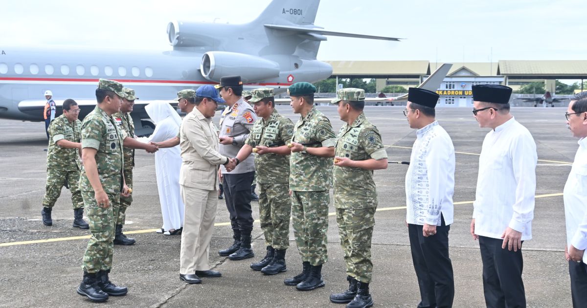 Danlanud Sultan Hasanuddin Sambut dan Hantar Kunjungan Kerja Wamenhan RI di Makassar