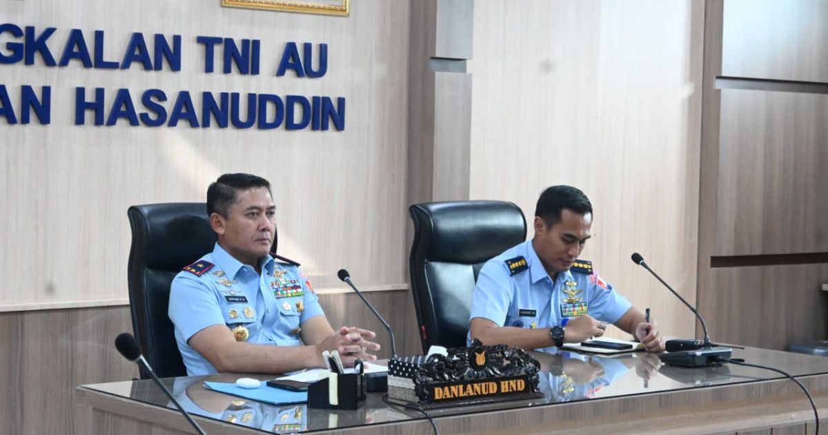 Danlanud Sultan Hasanuddin Hadiri Rakernis Kodau II