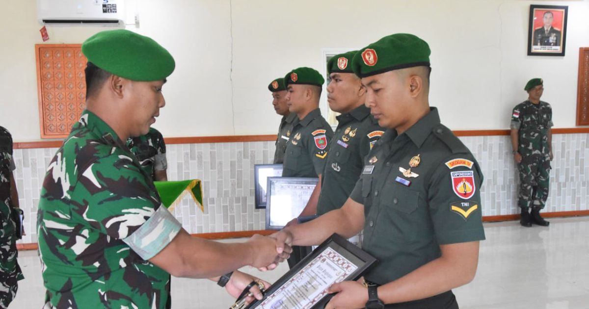 Dandim 1710/Mimika Pimpin Tradisi Korps Pindah Satuan dan Purna Tugas Prajurit