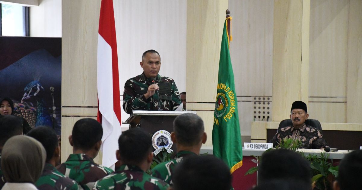 Danrem 081/DSJ Tegaskan Pengelolaan Koperasi Harus Profesional, Transparan, dan Akuntabel