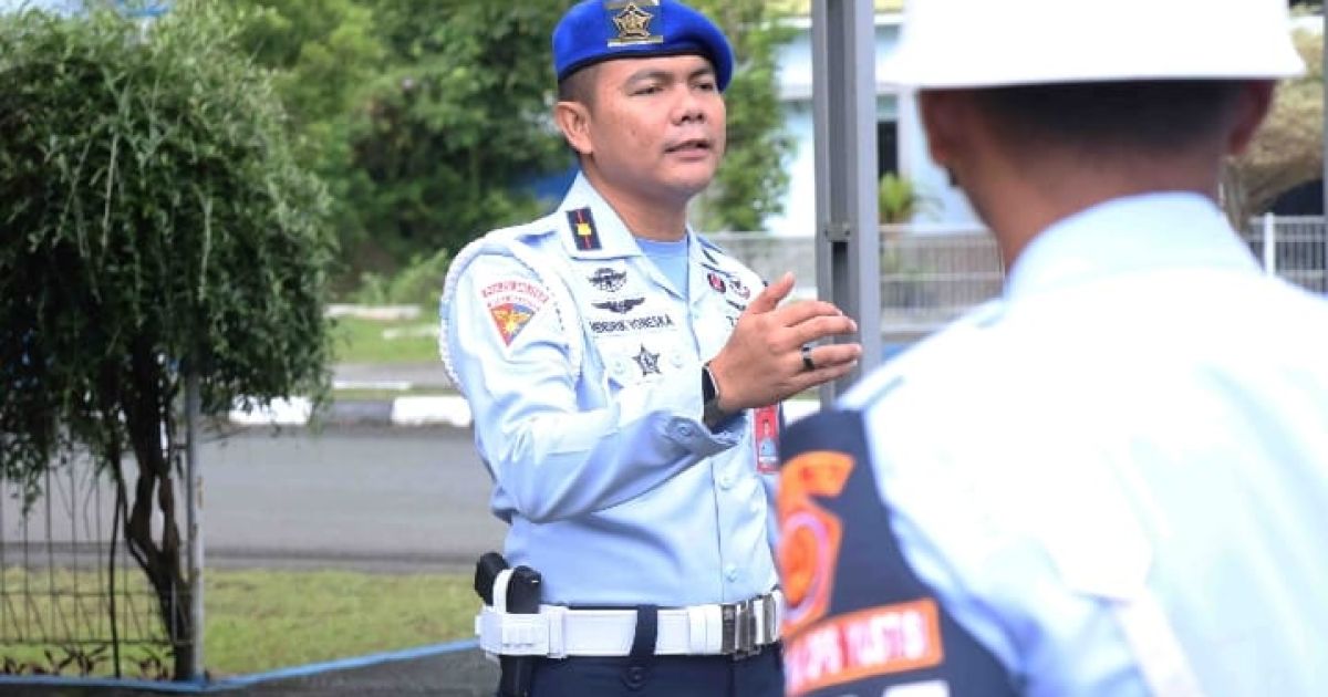 Satpom Lanud Sjamsudin Noor Gelar Operasi Gaktib Gabungan, Perketat Pengawasan Kendaraan di Bandara Internasional