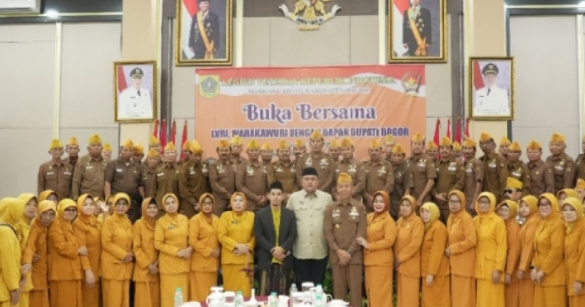 Bupati Bogor Rudy Susmanto Hadiri Silaturahmi dan Buka Puasa Bersama LVRI Kabupaten Bogor