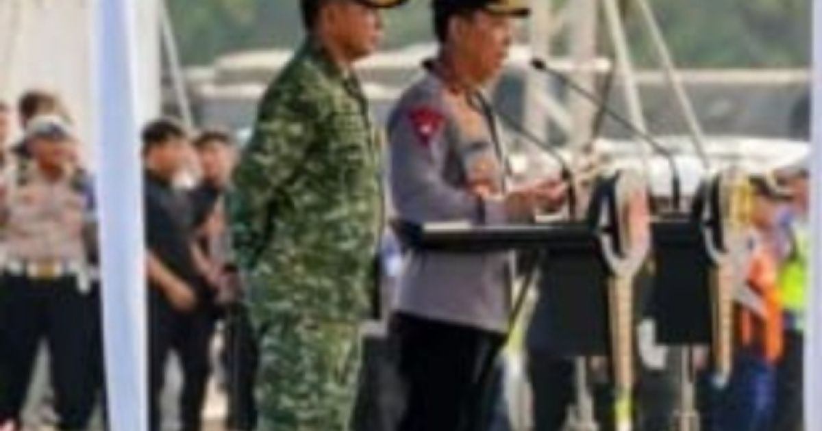 Kapolri dan Panglima TNI Pimpin Apel Gelar Pasukan Operasi Ketupat 2026 di Monas