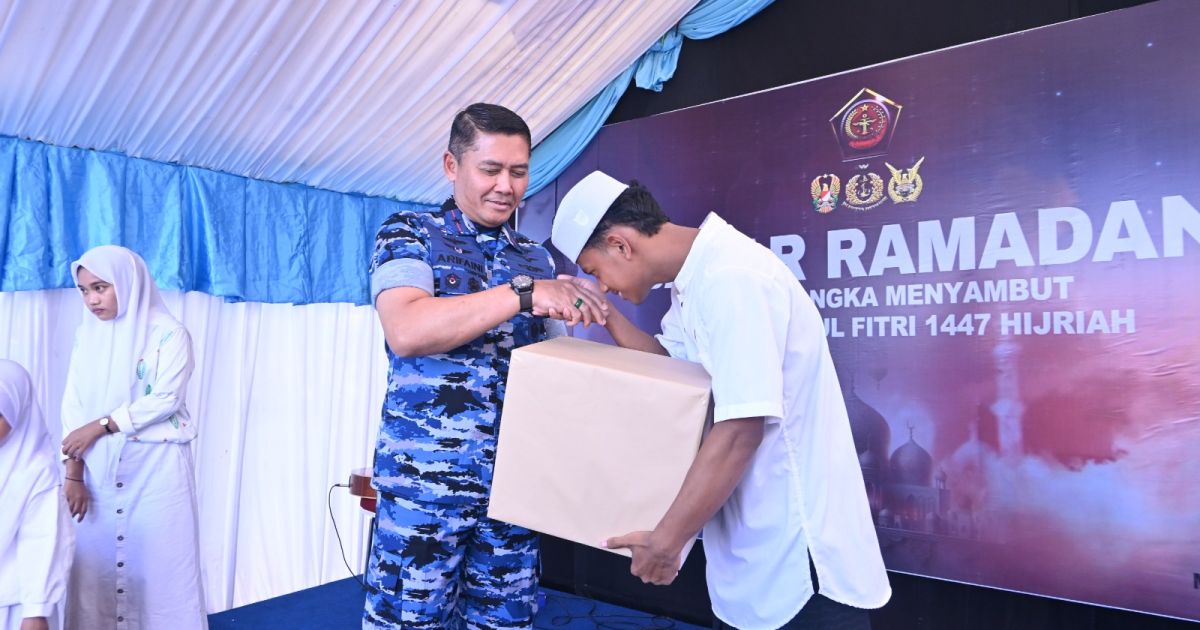 Lanud Sultan Hasanuddin Gelar Bazar Ramadan TNI Serentak Jelang Idulfitri 1447 H