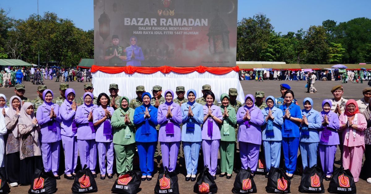 Sambut Idul Fitri 1447 H, TNI Gelar Bazar Ramadan dan Berbagi Kebahagiaan