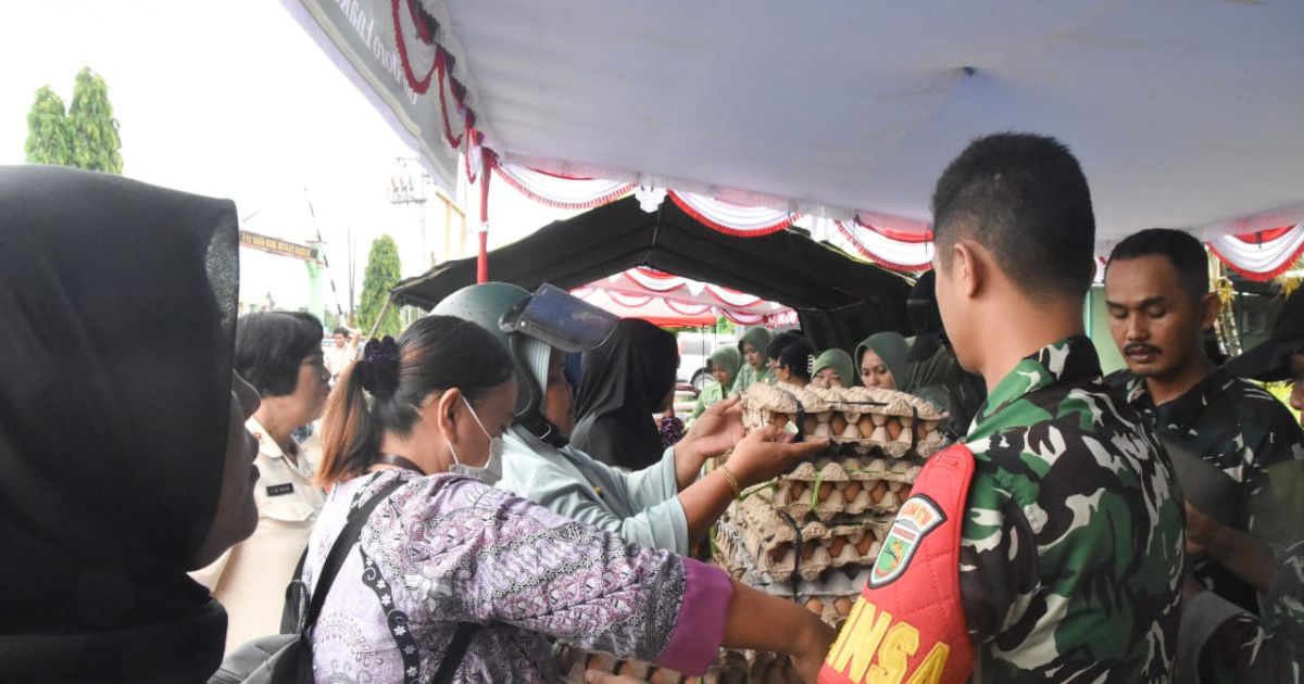 Kodim 1710/Mimika Gelar Bazar Ramadhan Sambut Idul Fitri 1447 H