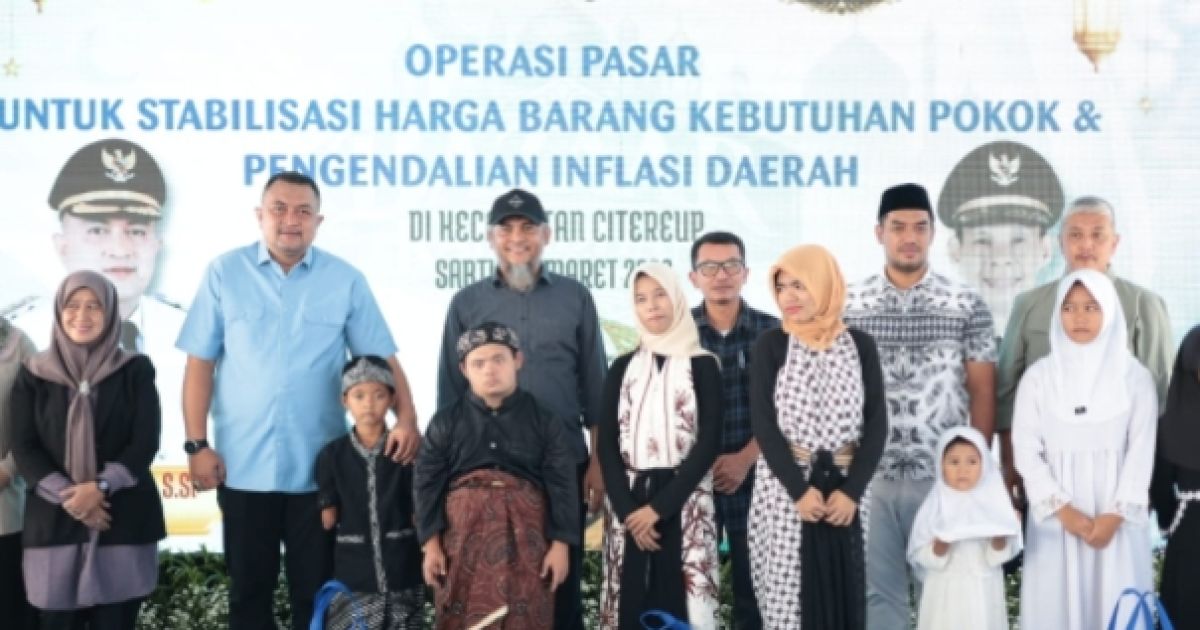 Pemkab Bogor Gelar Bazar Ramadan Istimewa dan Operasi Pasar, Jaga Stabilitas Harga Pangan Jelang Idulfitri