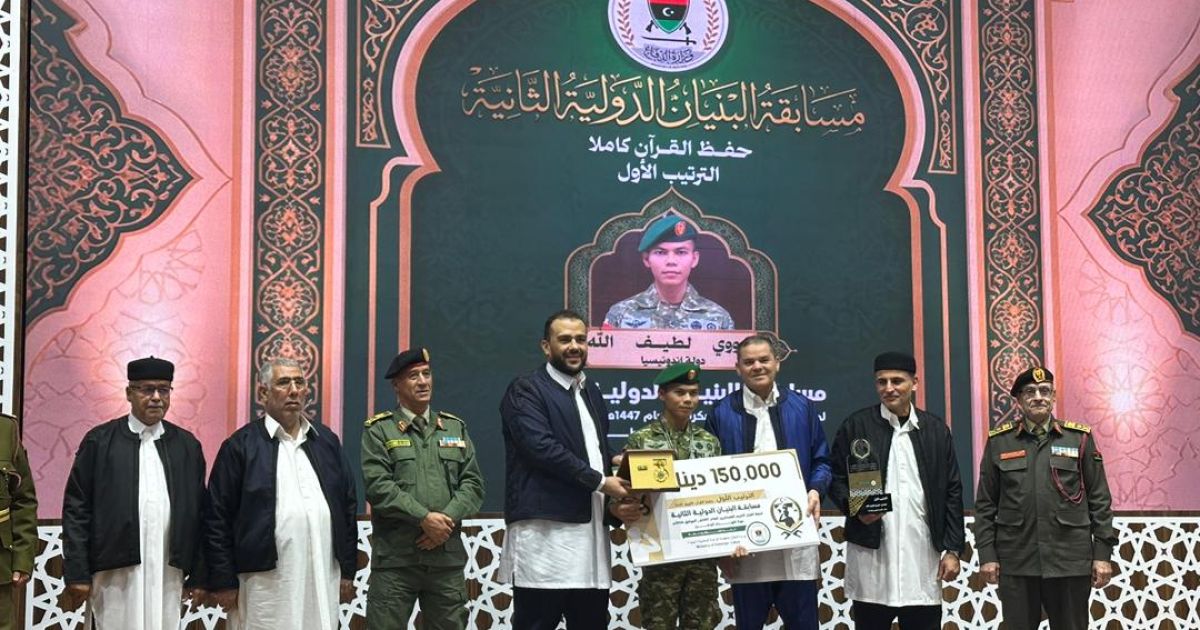 Membanggakan, Prajurit TNI Juara Musabaqoh Hifdzil Qur’an 30 Juz di Libya