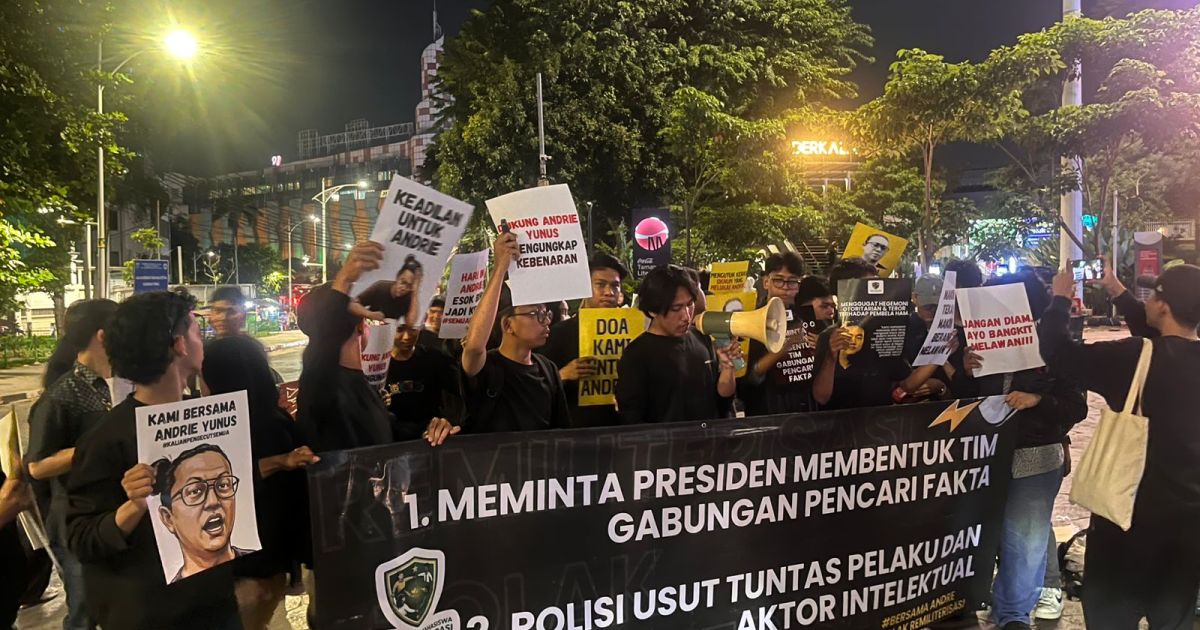 Mahasiswa Kecam Serangan terhadap Aktivis HAM Andrie Yunus, Nilai sebagai Ancaman bagi Demokrasi