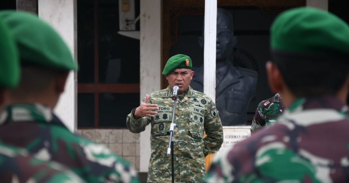 Pesan Danrem 081/DSJ Jelang Cuti Lebaran: Utamakan Keamanan dan Jaga Nama Baik Satuan
