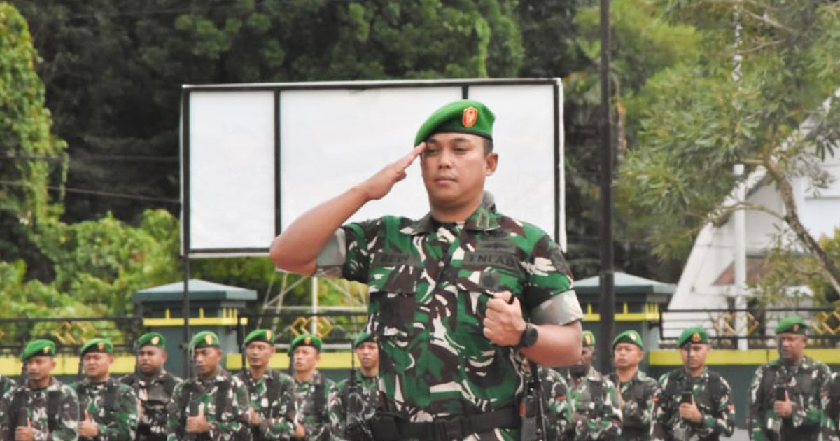 Dandim 1710/Mimika Pimpin Upacara 17-an, Bacakan Amanat Pangdam XVII/Cenderawasih