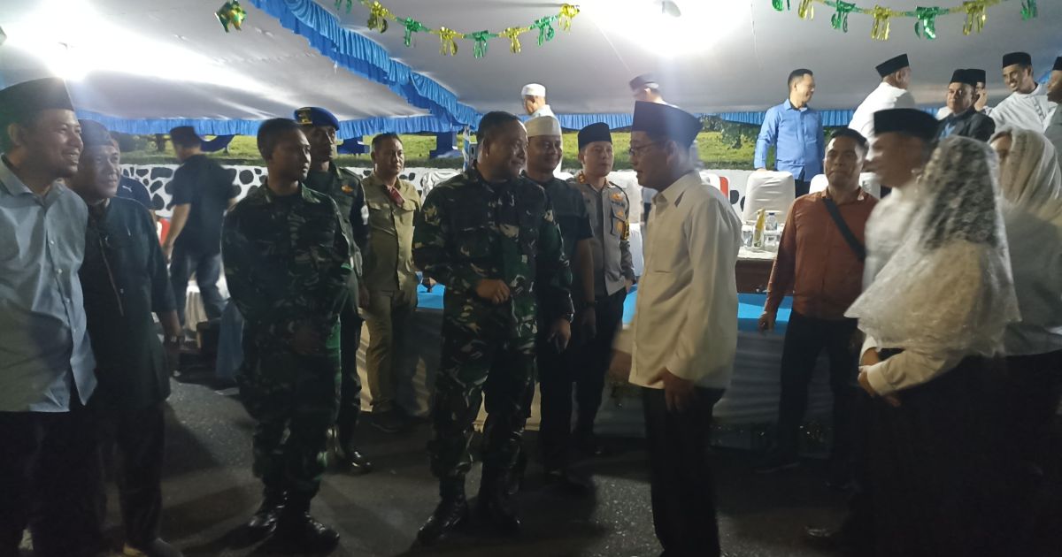 Pastikan Kegiatan Berlangsung Aman dan Lancar, Personel Kodim 1310/Bitung Pengamanan Pawai Takbir Idul Fitri 1447 H di Kota Bitung