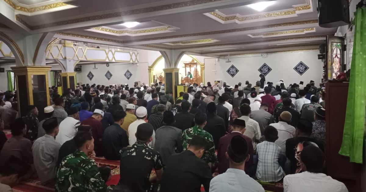 Kodim 1714/Puncak Jaya Ibadah Sholat Idul Fitri 1447 H / 2026 M di Masjid AL- Mujahidin Mulia Kab. Puncak Jaya