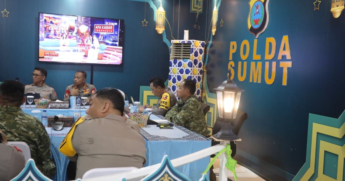 Panglima TNI dan Kapolri Tinjau Pos Terpadu Mudik Lebaran 2026 di Medan