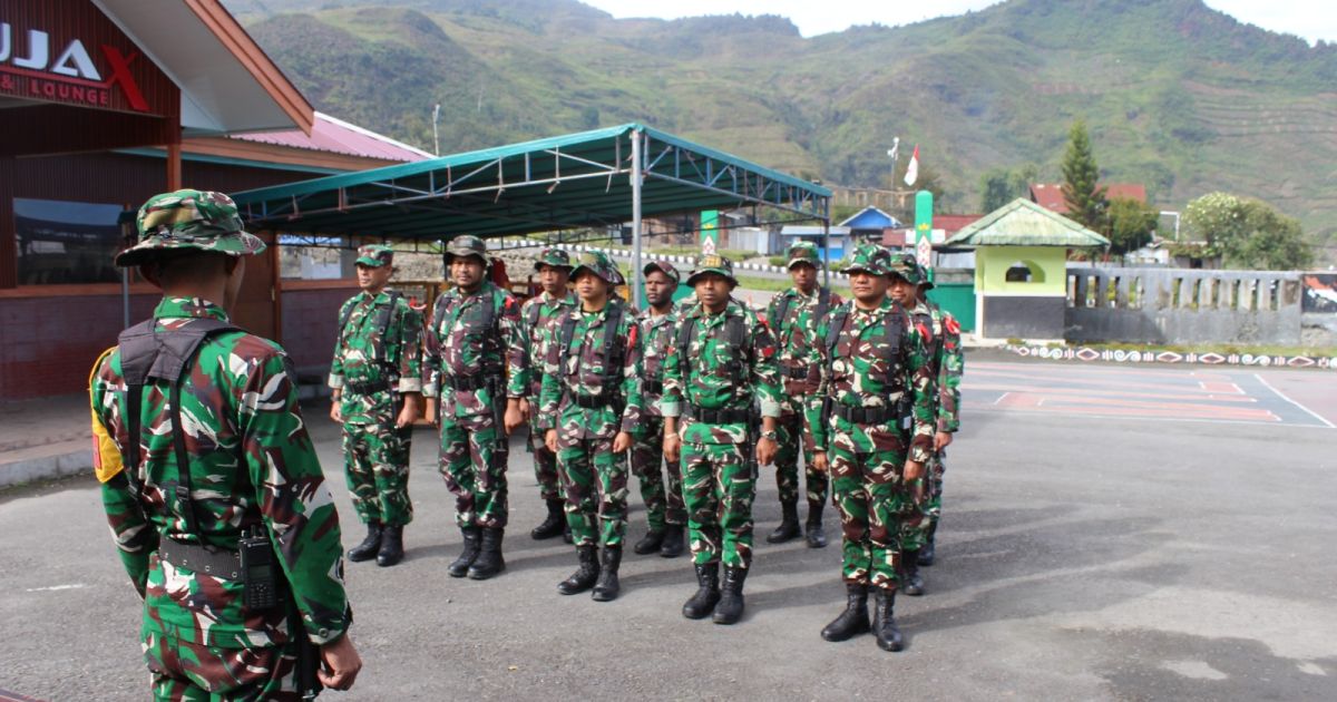 Kodim 1714/PJ Gelar Pelatihan Dasar Teritorial dan Intelijen