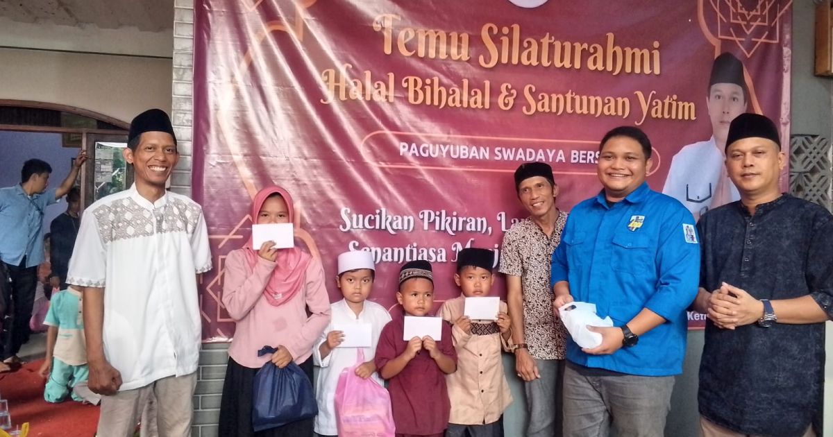 Hangatnya Kebersamaan, PSB Rayakan Milad ke-4 dengan Halalbihalal dan Santunan Yatim