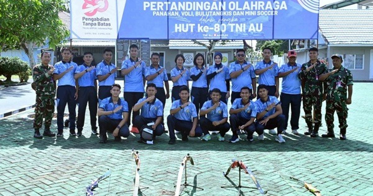 Meriah dan Penuh Kebersamaan, Lomba Panahan Warnai HUT ke-80 TNI AU di Lanud Sjamsudin Noor