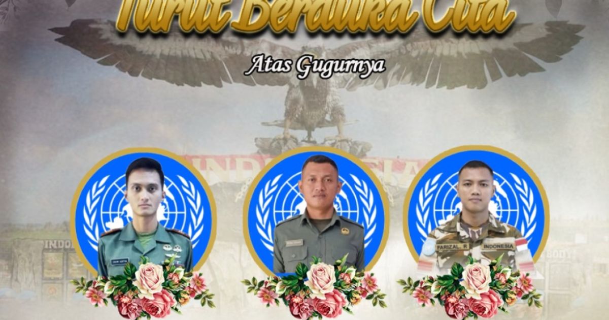 Tiga Prajurit TNI AD Gugur dalam Misi PBB, Dandim 0807 Sampaikan Duka Mendalam
