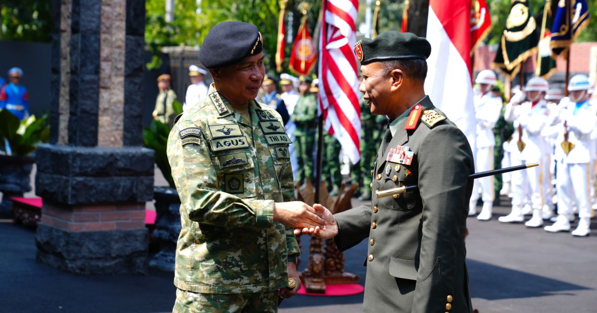 Pererat Kemitraan Strategis, Panglima TNI Terima Courtesy Call Panglima Angkatan Tentera Malaysia