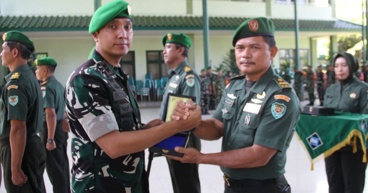 Dandim 0621/Kab. Bogor Letkol Inf Rizal Dwijayanto S.E.,M.ip Pimpin Kenaikan Pangkat Pa, Ba, Ta dan Perwira