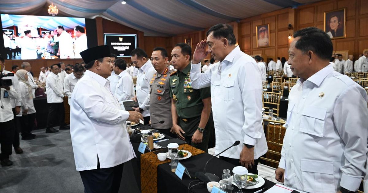 Panglima TNI Hadiri Rapat Kerja Pemerintah di Istana