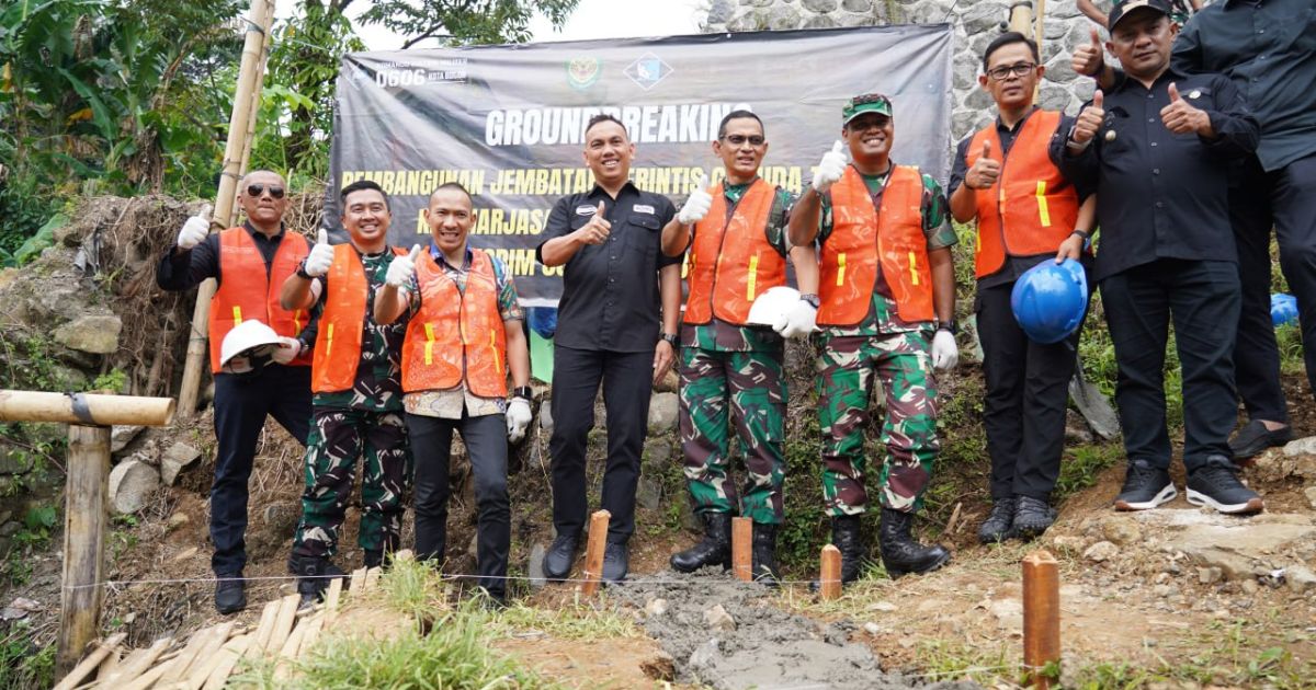 Jembatan Garuda Harjasari Mulai Dibangun, Rusli Prihatevy: Jadi Urat Nadi Ekonomi Warga