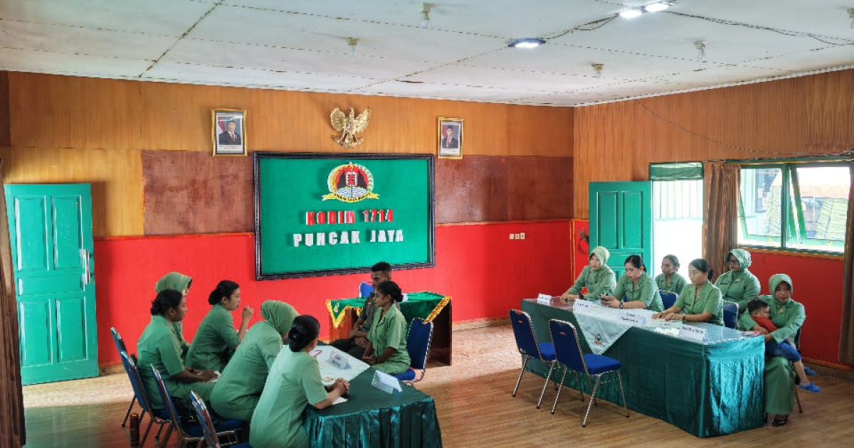 Kodim 1714/Puncak Jaya Cinta Yang Dibaringi Kepatuhan, Personel Resmi Ajukan Izin Nikah