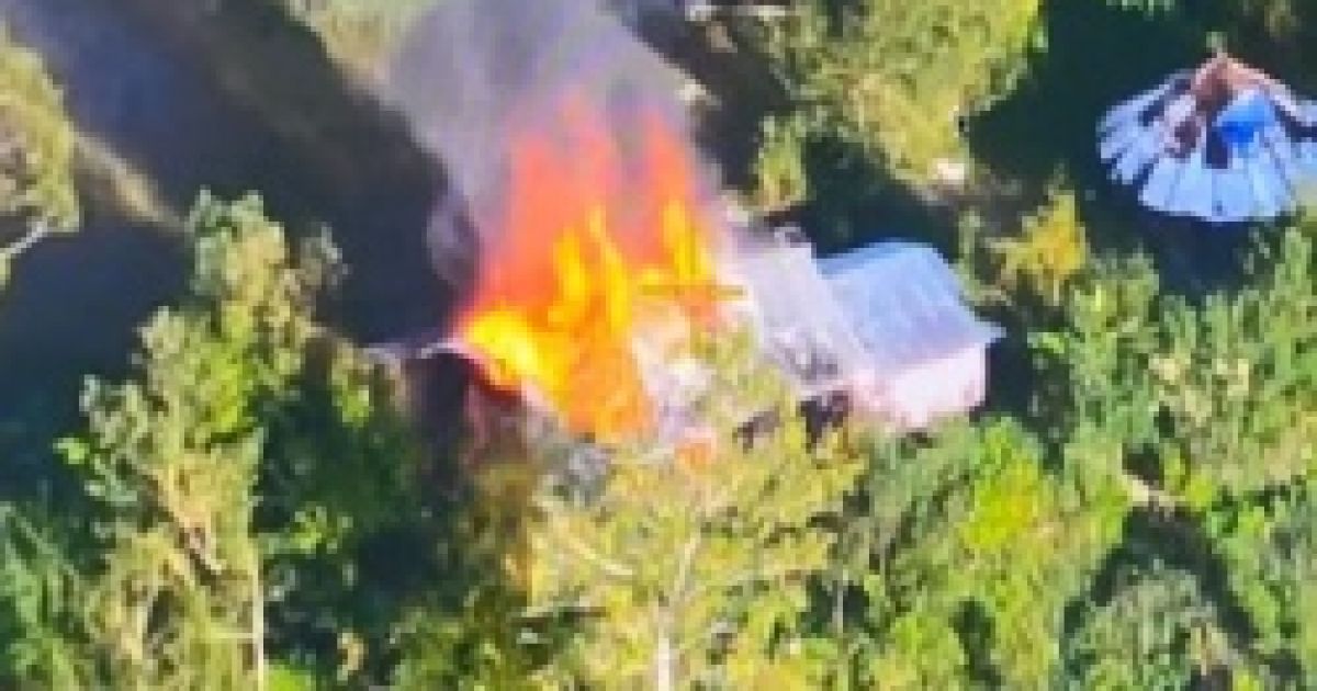 Anggota OPM Kodap III/Puncak Pimpinan Lekagak Talenggen Bakar Rumah Warga di Kampung Muara Distrik Pogoma, Tim Patroli Koops TNI Habema Amankan Lokasi