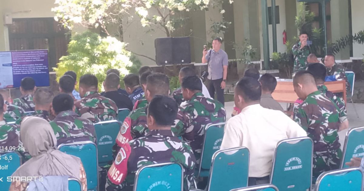 Cegah Penyalahgunaan Narkoba, Kodim 0621/Kabupaten Bogor Gelar Penyuluhan P4GN dan Tes Urine