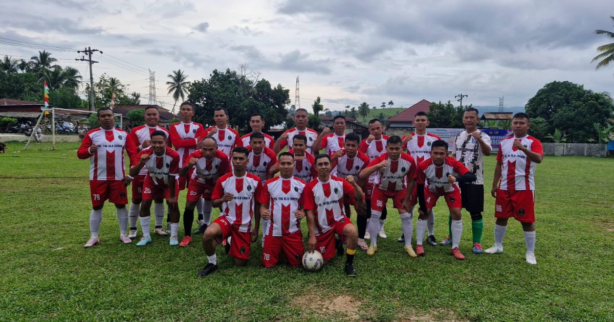 Tim Sepakbola Kodim 0212/Tapsel Memetik Kemenangan Perdana Dalam Turnamen Sepakbola Antar Instansi