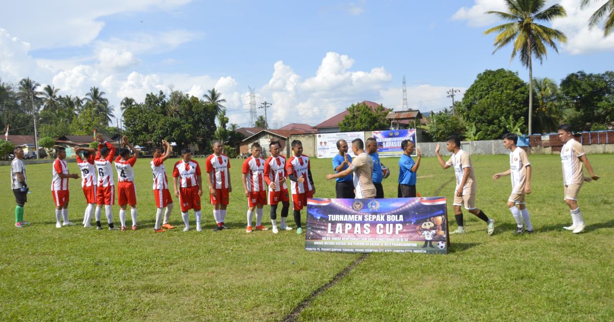 PS Kodim 0212/Tapsel Melaju Ke Babak 8 Besar Pada Turnamen Sepakbola Lapas Cup
