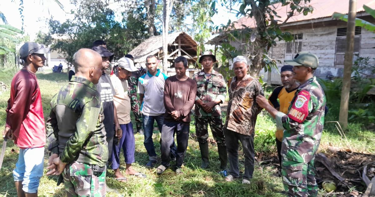 Sinergi Babinsa dan Warga di Pelosok Desa, Perkuat Ketahanan Pangan